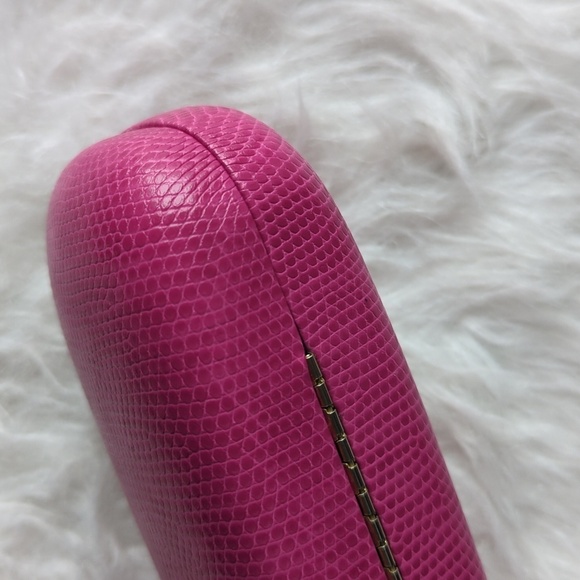 Lilly Pulitzer Pink Pebbled Leather Eyeglasses Case - Picture 9 of 10